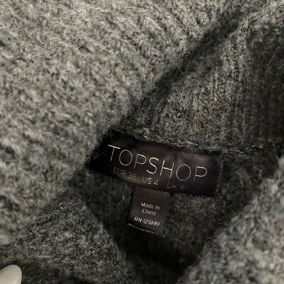 Gray turtleneck TOPSHOP - Picture 2 of 4